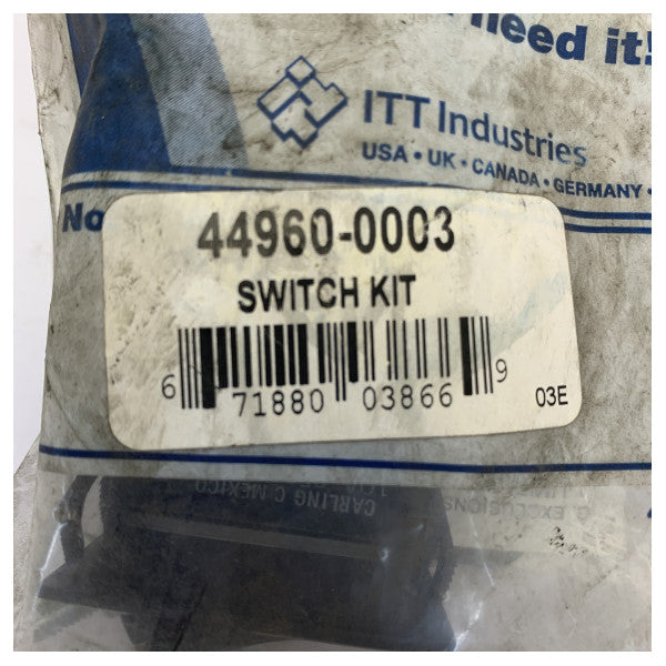 Jabsco 44960-0003 Pomorski električni prekidač - 2-smjerni prekidač - 12V