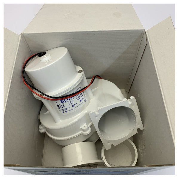 Ocean Technologies Marine Hava Aspiratörü 12V - Hortum ve Izgaralı Havalandırma Kiti