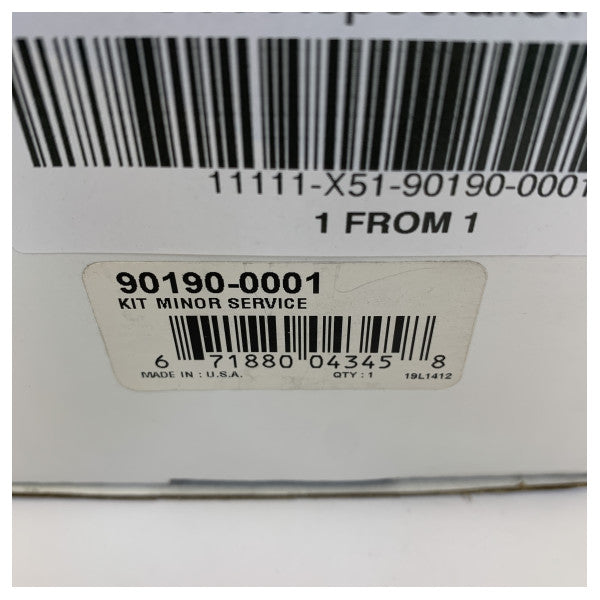 Jabsco 90190-0001 ersättnings- och servicekit för neoprenimpeller