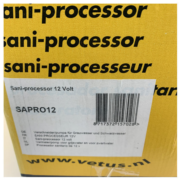 Vetus SAPRO12 silppuripumppu 12V - likavesipumppu