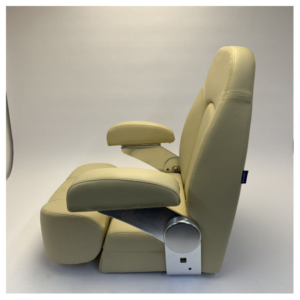 Vetus SEAMAN Cadeira de Governo com Assento Rebatível, Skai Marfim Claro - CHSEAMC