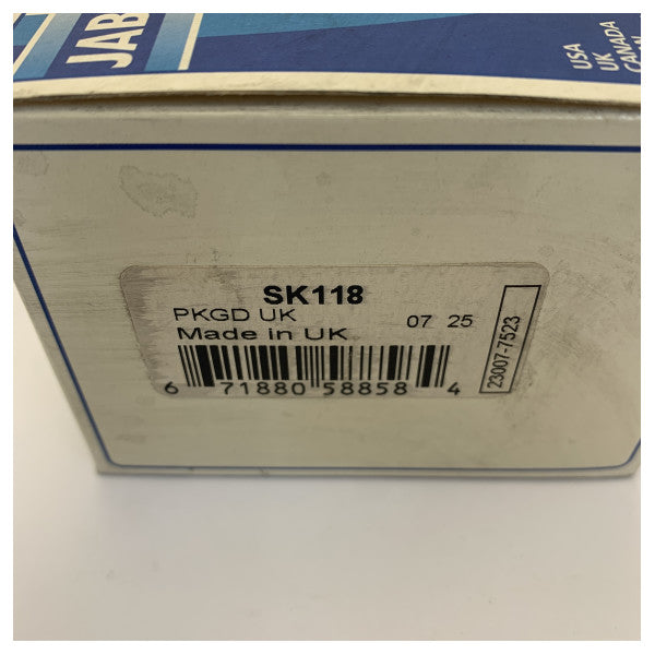 Jabsco SK118 サービスキット - マリンポンプ用インペラ修理キット