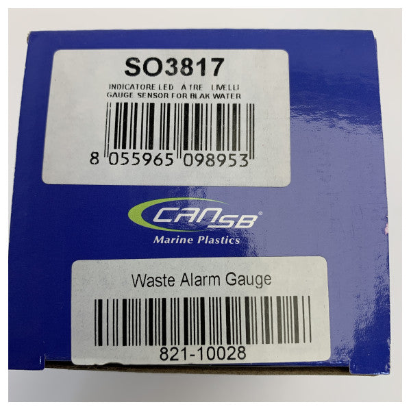 CAN SB Marine Waste Water Tank Level Indicator - 3-Livelli - SO3817