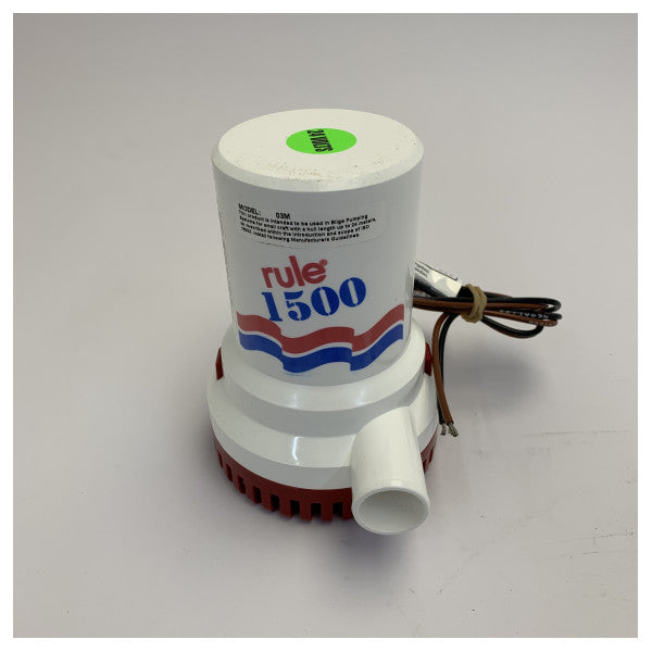 ルール1500電動24Vマリンビルジポンプ03M - 5700L/H