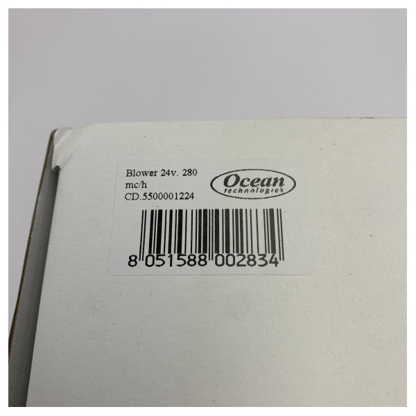 R.I.NA. Marine Gas Extractor 24V - Відцентровий вентилятор для трюму та машинного відділення