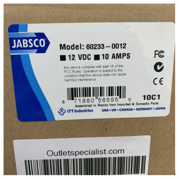 ジャブスコ 60233-0012 デュアルビームサーチライト - 12V - 233SL - リモートコントロール