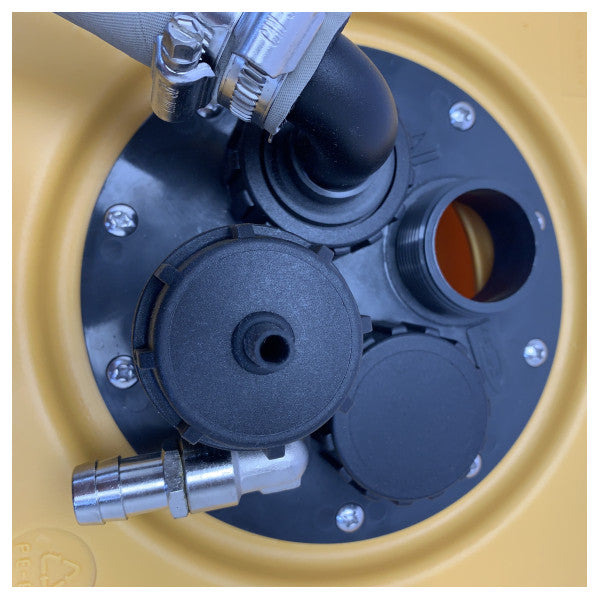 Jabsco spildevandstank system 35L med 12V makserpumpe og sensor