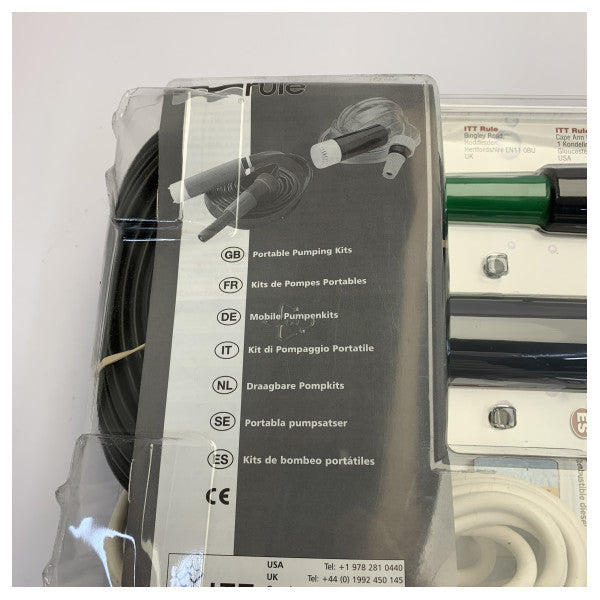 Rule iL500PK Slimline Inline- och dränkbar pumpset 24V - 1920 L/U