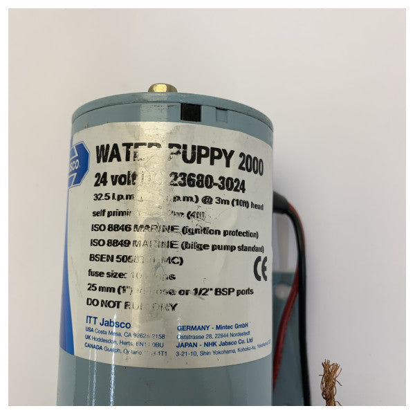 Pompe à turbine Jabsco 23680-3024 Water Puppy - 24V