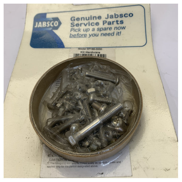 Jabsco 37166-0000 フィッティングセット - 手動トイレボウル取り付け用キット