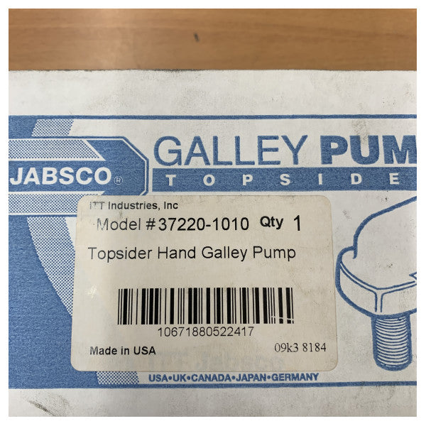 Jabsco 37220-1010 Pompe à eau potable - Pompe de plomberie marine