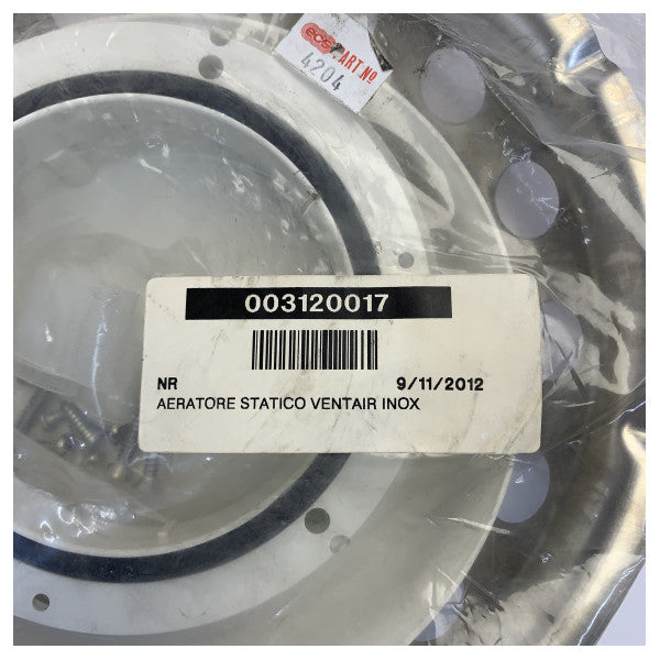 Ventair Paslanmaz Çelik Tekne ve Yat Fanı - Model 4204 - Montaj ile Eksiksiz