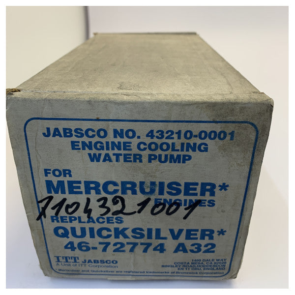 Jabsco 43210-0001 Bronze Marine Pump - Self-priming