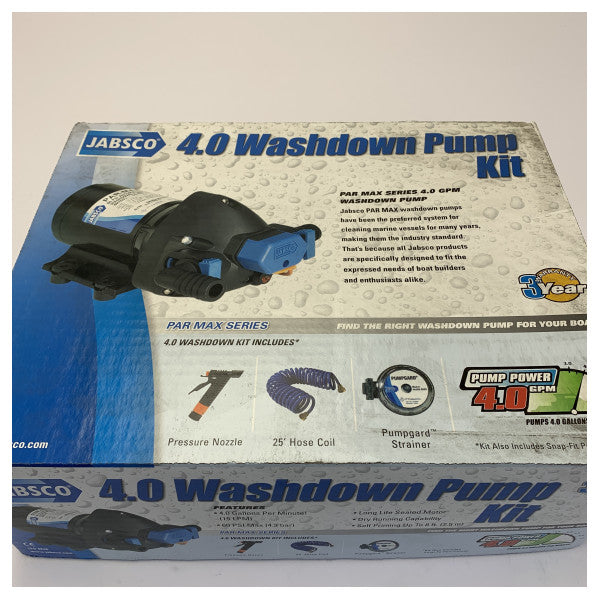 Jabsco 32900-0094 - Kit de lavado PAR-Max 4.0 24V - Juego de bomba de lavado de cubierta marina