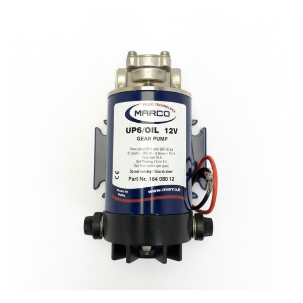 Bomba de Transferência de Óleo Auto-Priming Marco UP6-OIL-12V - 8 l/min - 4 bar - 12V - Latão