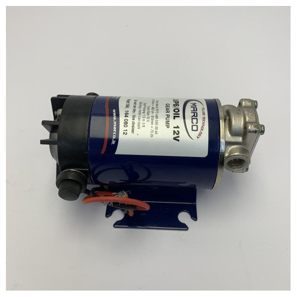 Насос для перекачування олії Marco UP6-OIL-12V з самозасмоктуванням - 8 л/хв - 4 бар - 12В - латунь