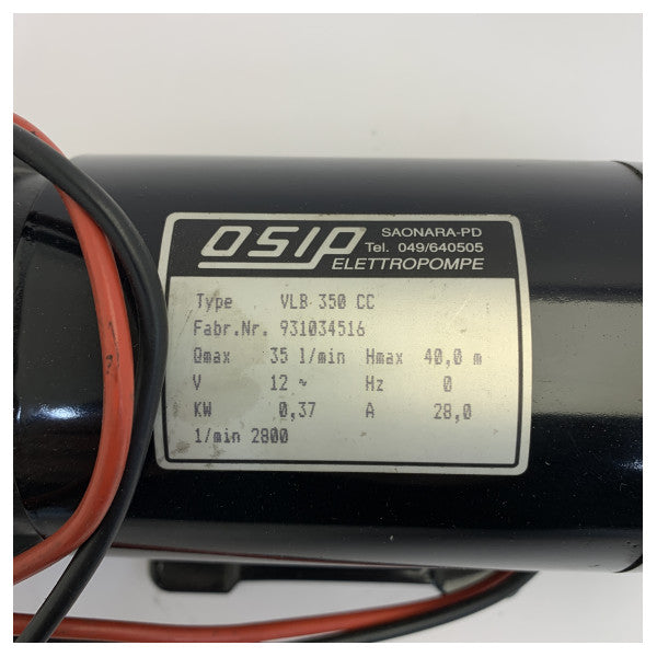 Xylem Osip VLB-350CC Ορειχάλκινη θαλάσσια αντλία νερού 35L/min - 12V
