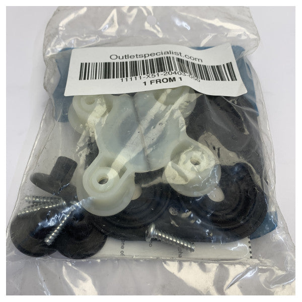 Flojet 20403-050 Quad GEO Membrane Kit - Set of 4 Membranes for Marine Pumps