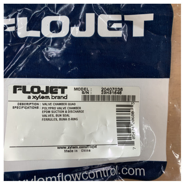 Jabsco Pureflo 21 reparationssats - membran- och ventilplattesats - 20407031-S1