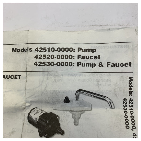 Jabsco PAR-BABY 電動タップ 42520-0000 - 船舶用飲料水タップ