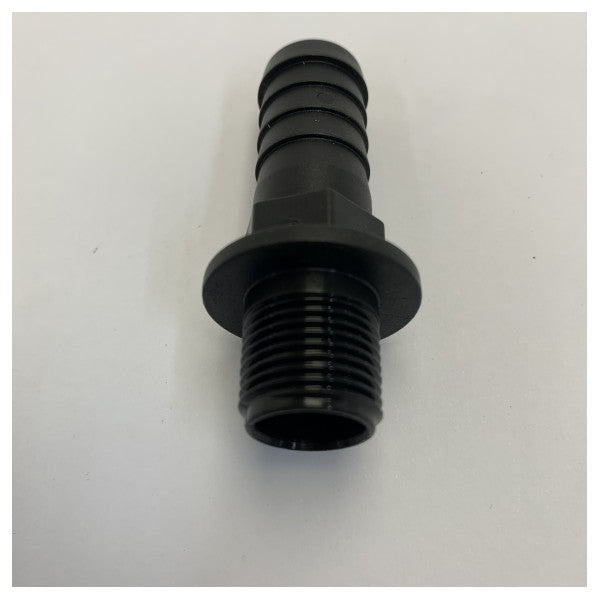 ストレートホースピラーカップリング 3/8インチ x 5/8インチ - プラスチック製マリン継手