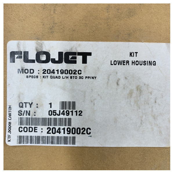 Flojet komplet glave pumpe 20419-002 - 4305/4325 - kompletni sklop kućišta pumpe
