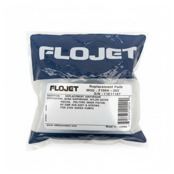 Flojet 21004-202 Diyafram Kiti Buna BUN / 2C PP - Marin Pompa Parçaları