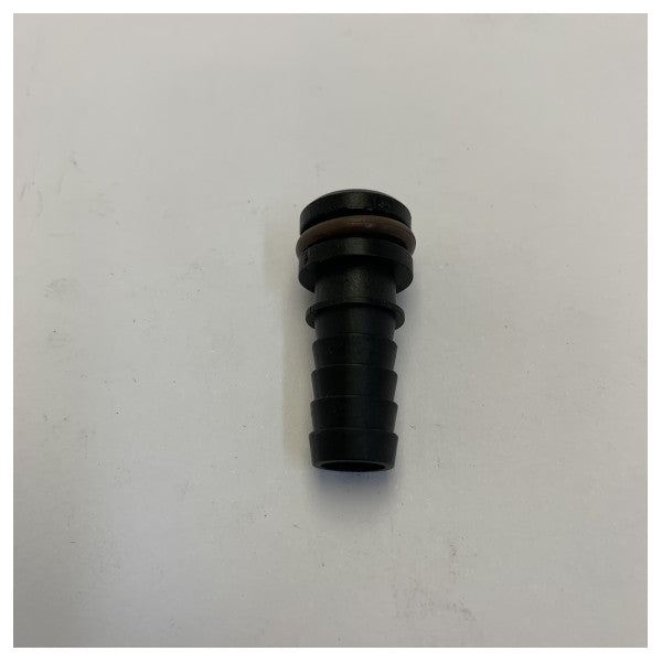 Gerader Schlauchstutzen 3/8 mit Viton-O-Ring - chemikalienbeständige Yachtbeschläge