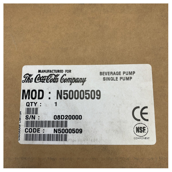 Flojet Beverage Pump - Gas-driven - N5000509