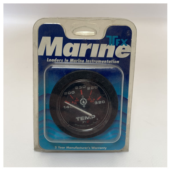 Teleflex -Getriebeöltemperaturanzeige schwarz - 10598e