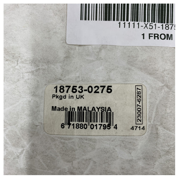 SKF 6306-2RS1 Explorer spårkullager med djupa spår - 18753-0275 marin kvalitet