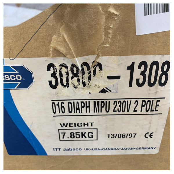 Jabsco PAR-Max 4 Pompa di pressione marina 230V - 30800-1308