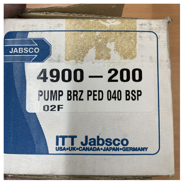 Jabsco 4900-200 bronseimpellerpumpe