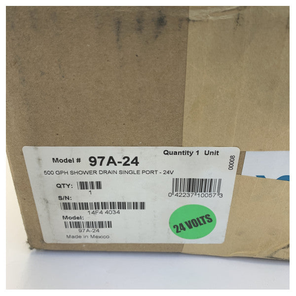 Rule 97A-24M Sistema de poço de duche 500 GPH 24V