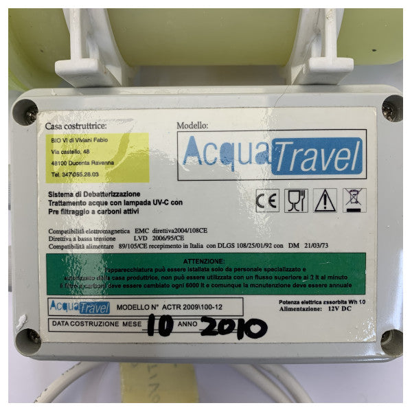 AcquaTravel ACTR 2009100-56 Система очищення води UV для яхт і морського використання