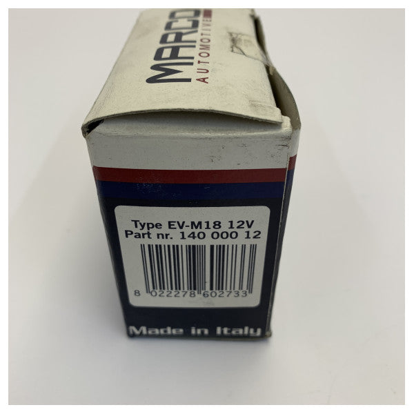 Marco 12V komplet elektromagnetskog ventila za brodsku primjenu 1/4inch 8mm R.I.NA. certificiran - 11111-X51-140