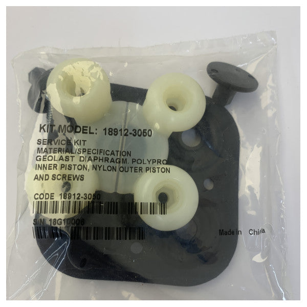 Σετ συντήρησης μεμβράνης αντλίας θαλάσσης Jabsco 18912-3050