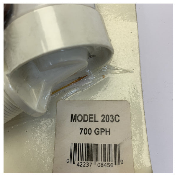 Rule 700 GPH 12V Marine Aerator Pump - Submersible Bilge Pump 203C