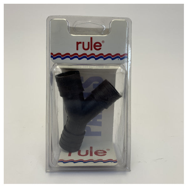 Conector de mangueira em Y para válvula Rule 1-1/8inch (29mm) Acessório para bomba de porão marítima - 0558000213