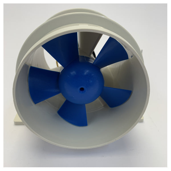 Rule 240M Ventilador marino en línea de 4 pulgadas y 12 V para ventilación