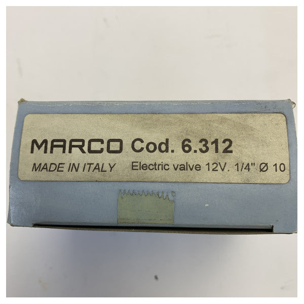 Електромагнітний паливний запобіжний клапан Marco 12V 1/4inch 10mm