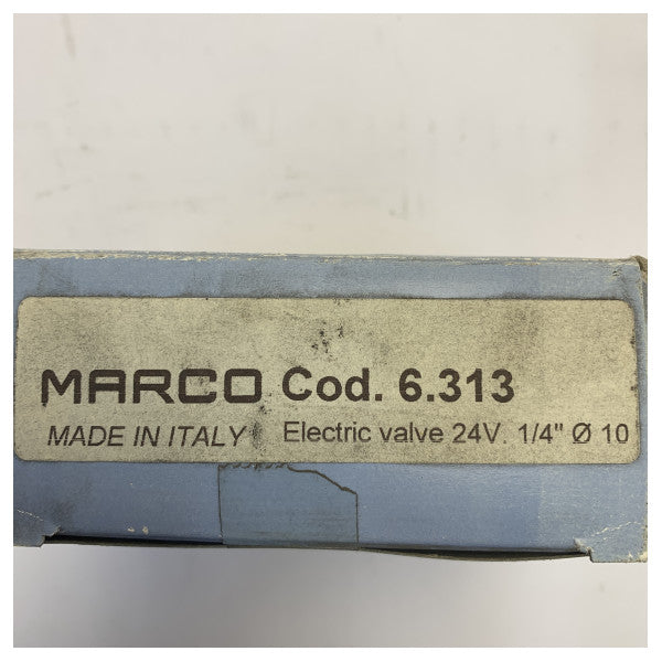 Électrovanne Marco Marine 24V 1/4 pouce 10 mm