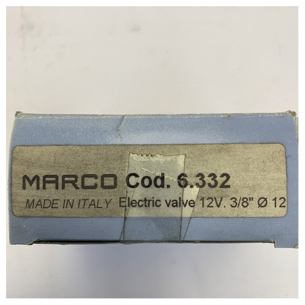 Marco 12V marinesolenoïdeventil 3/8inch 12mm