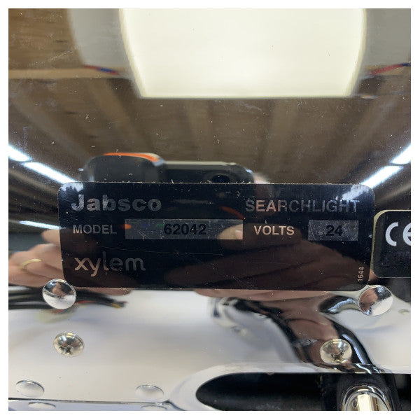 Jabsco 8-Calowy -62042-4006 Morska Lampa Poszukiwawcza 24V Chromowane Mocowanie Stałe