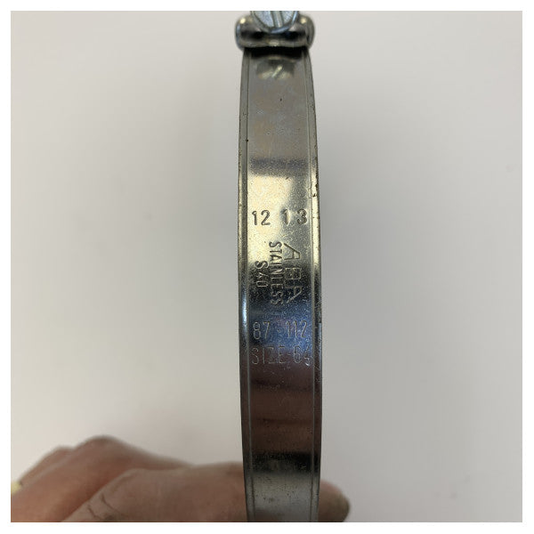 Clampe in acciaio inox 304 ABA 87-112mm - Hardware per yacht di grado marino