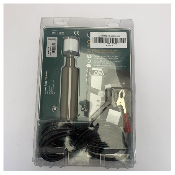 Bomba sumergible de alta capacidad LVM Congo 111 12V - LVM111