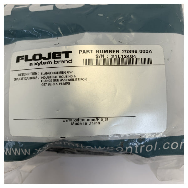 Flojet 20896-000A Vervangende Pomp Hoofdbehuizing
