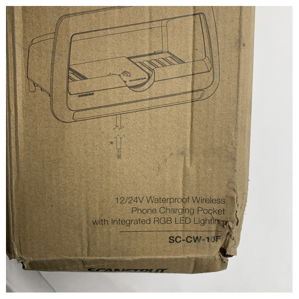 Cargador inalámbrico para teléfonos Scanstrut Cove LED SC-CW-10F