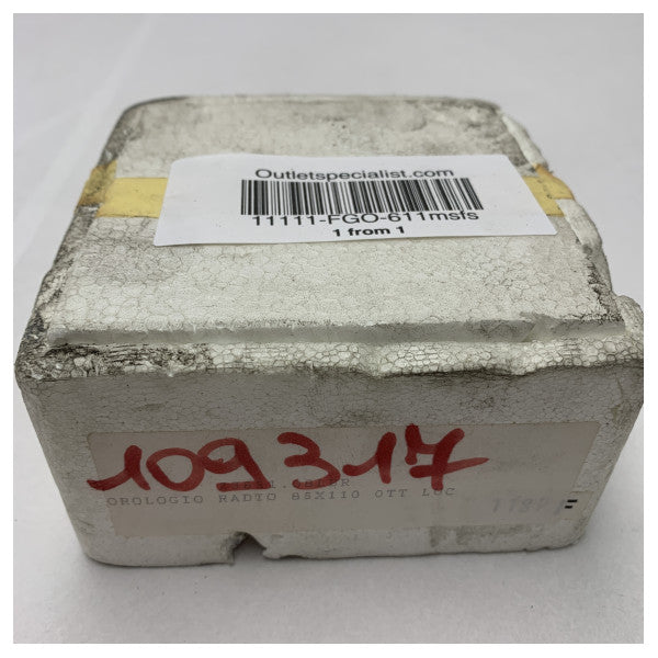 Годинник Barigo 611msfs безшумний полірований восьмикутний дизайн