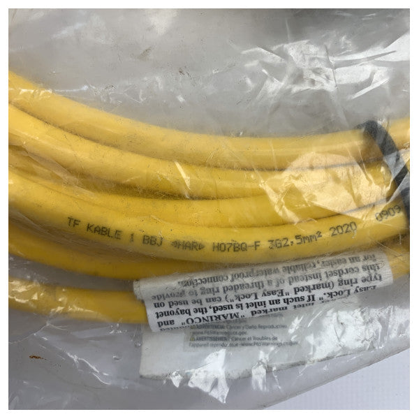 Kit de cabos de alimentação em terra Marinco 10MSPPXP 10M 16A 230V